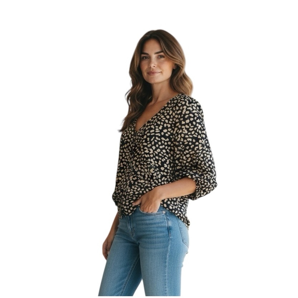 Sanctuary Animal Print, Corp Core, Business Casual Shirt